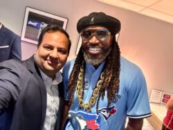 A powerful meeting of vision and charisma — Mani connects with cricket legend Chris Gayle.
A shared moment of inspiration, leadership, and global energy.